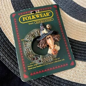Vintage Folkwear Witch Pin